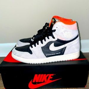 Nike Jordan 1 Retro High Neutral Grey / Crimson
